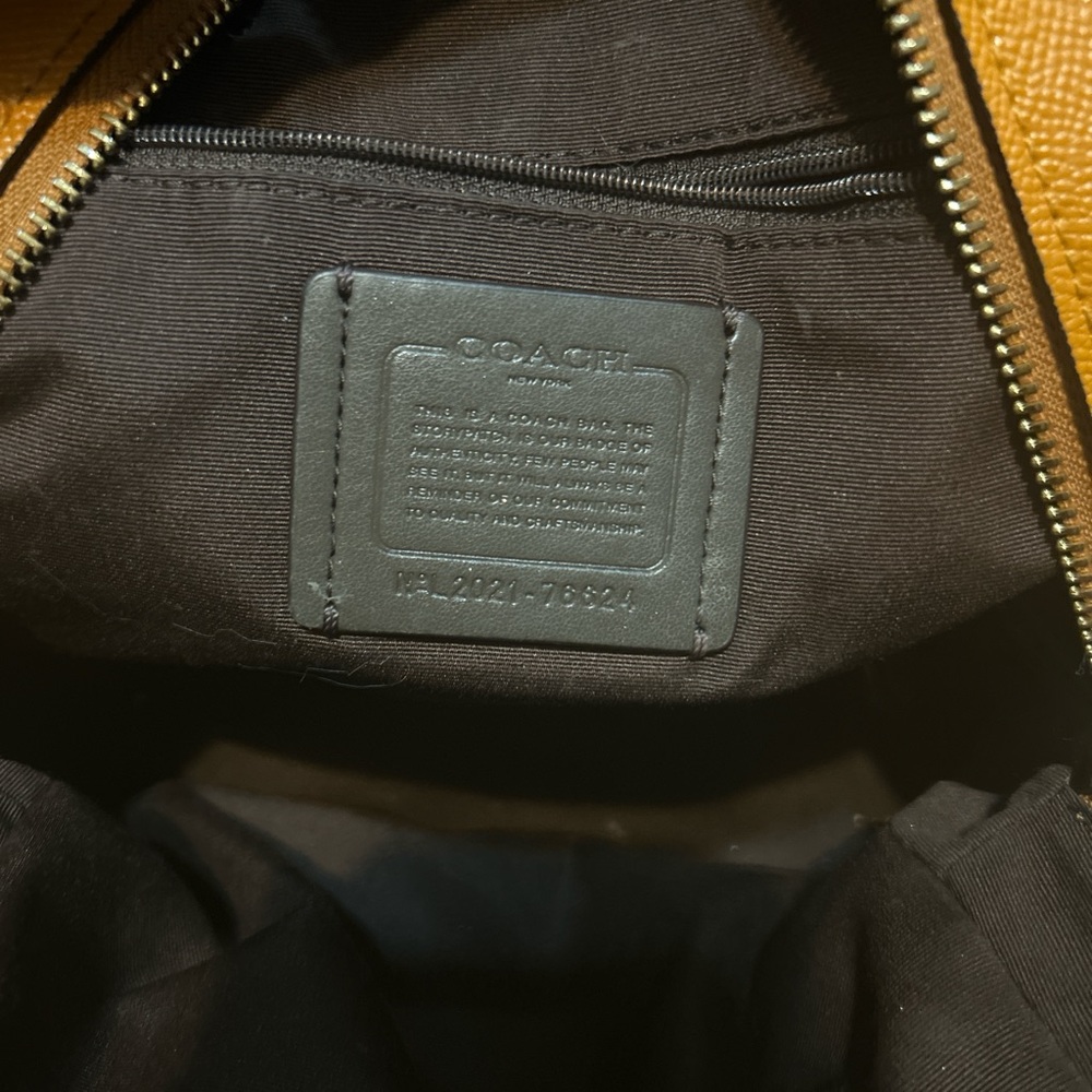 Coach Vibrant Orange Backpack - Picture 4 of 5
